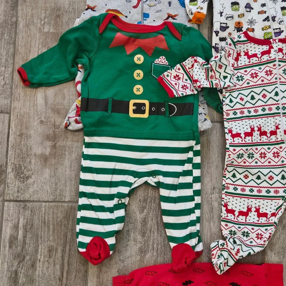 Baby Boy Clothing‎ Lot of 25 Size 6-9M Holiday Christmas Halloween Pants L/S